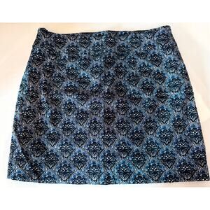 Charter club skort in blue print size 14